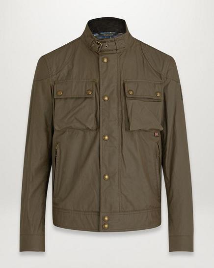 Veste Cirée Belstaff Homme Racemaster Taupe Coton France WK7843219